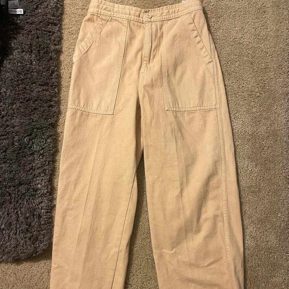 Uniqlo Denim Relaxed Ankle Pants